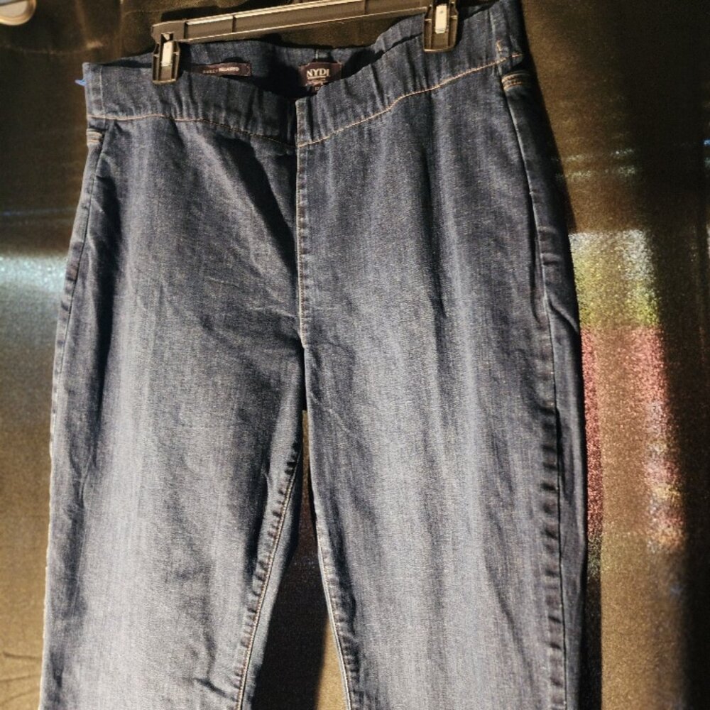 NYDJ Bailey Relaxed Jeans size 12 Dark Blue